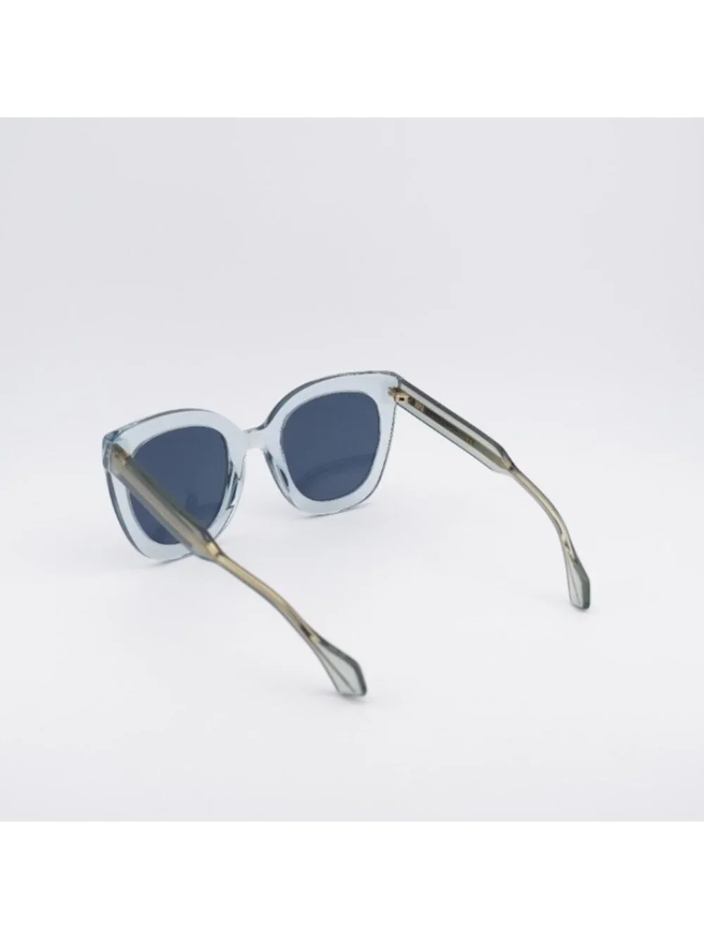 Gucci GG0564S 003 Sunglasses Light Blue Cat Eye Frame, Blue Lenses